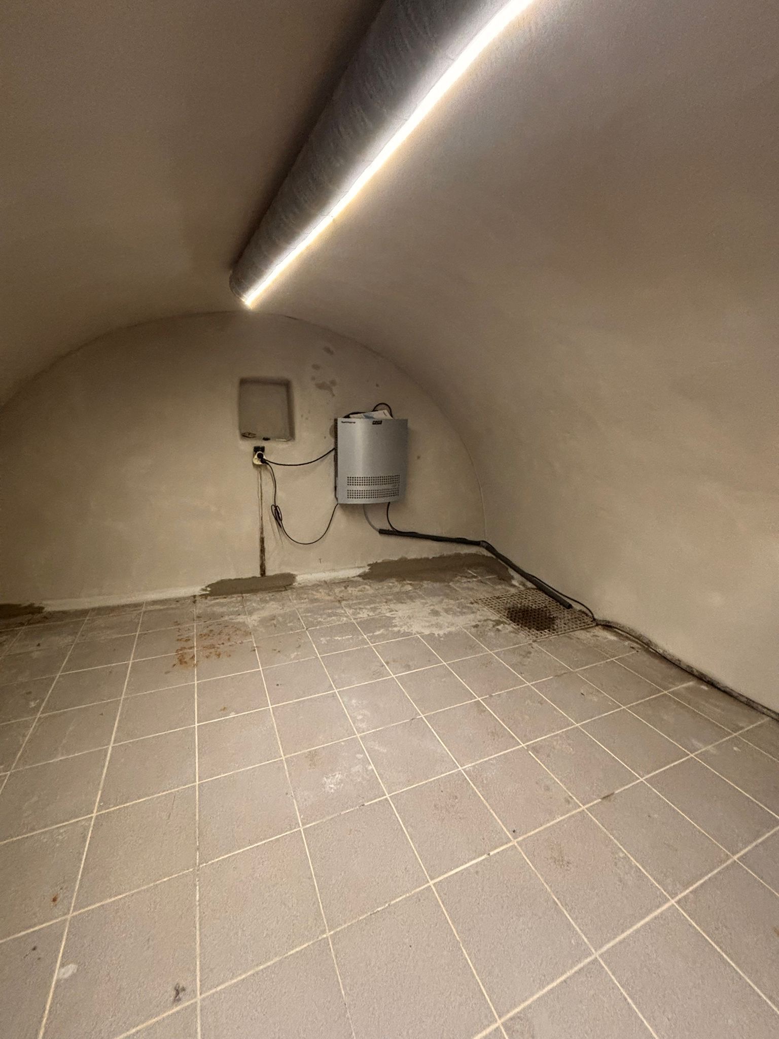 Cave assainie après traitement BatiHumi